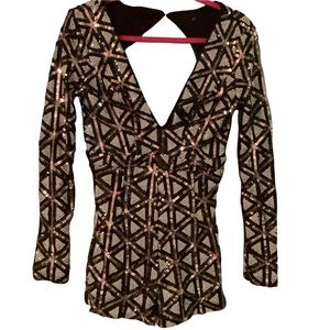 sequin romper